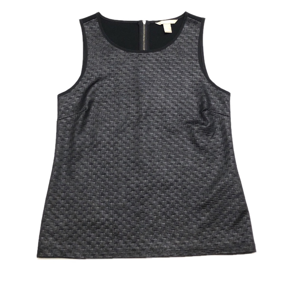 Banana Republic Sleeveless Faux Leather Top